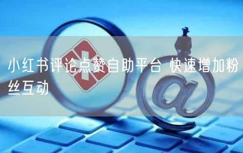 小红书评论点赞自助平台 快速增加粉丝互动
