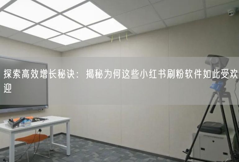 探索高效增长秘诀：揭秘为何这些小红书刷粉软件如此受欢迎